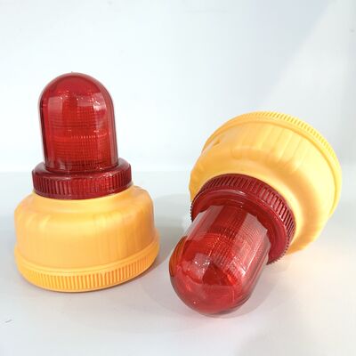 HRWL-GS Portable Radiation On-site Warning Light Basis magnetik untuk deteksi cacat sinar-X gamma