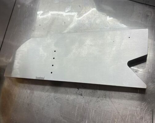 Phased Array Radius Calibration Block dengan 63 SDH melalui lubang untuk pengujian ultrasonik