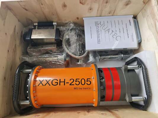 Mesin Crawler Pipa X-Ray Rentang Deteksi Diameter Pipa Dia 400-1100mm