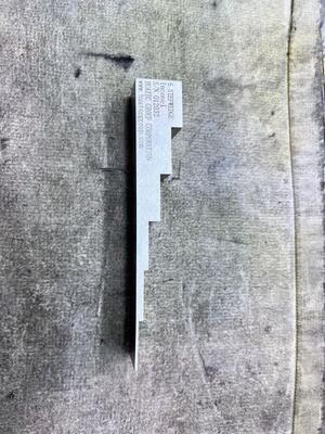 Industri NDT 6 Langkah Ketebalan Kalibrasi Blok untuk Ultrasonik Ketebalan Gauge Kalibrasi