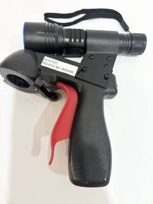 DG-B10 365nm UV Flashlight Spray Can Handle Mount Aviation Aluminium 12 LED Core Fluorescent Penetrant Inspection Spray Gun Bracket