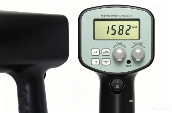 HDTS-3350PC Stroboskop Presisi Tinggi Meter Internal & External Trigger Flash Tachometer