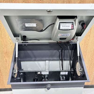 HUATEC-8DJ Detektor Kebocoran Geomembran Tegangan Tinggi Pulsa 0.6 ~ 31.5KV Instrumen Uji Kebocoran Retak Lubang Jarum Geotekstil