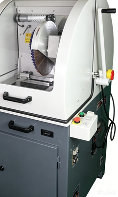 HC-350A Vertikal Metallographic Sampling Cutting Machine Φ110mm Max Cutting 4KW Air Cooling Sampel Cut-off Peralatan