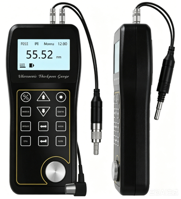 TG-100B Portable Ultrasonic Thickness Meter 0.01mm Resolusi LED Backlight LCD 500 Grup Penyimpanan NDT Instrumen Pengukuran