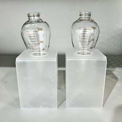 Tabung Sentrifugal Goetz Graduated Kapasitas 100 ml berbentuk pir dengan Stand