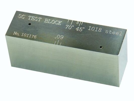 SC UT Sensitivitas Referensi Blok 0,905 "× 1,25" × 3" NDT Sensitivitas Gelombang Pemotongan Sampel Kalibrasi
