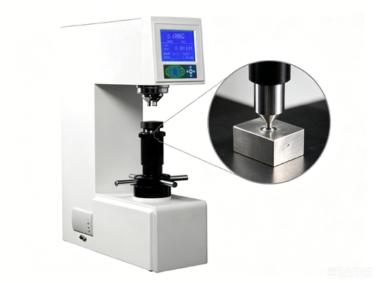 HR-150D Digital Rockwell Hardness Tester Pemuatan Otomatis HRA HRB HRC Mesin Uji Kekerasan Logam Multi Skala