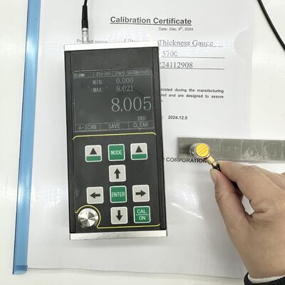 TG-5700 Jangkauan Pengukuran Besar Pengukur Ketebalan Ultrasonik Presisi Tinggi