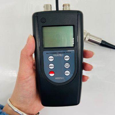 HG6378-3 3-Channel 3D XYZ Piezoelektrik Accelerometer Rentang Frekuensi Lebar Getaran Tester