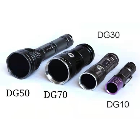 Lampu Senter Ultraviolet LED DG-10 yang Kuat Waktu Pengisian Daya 5J