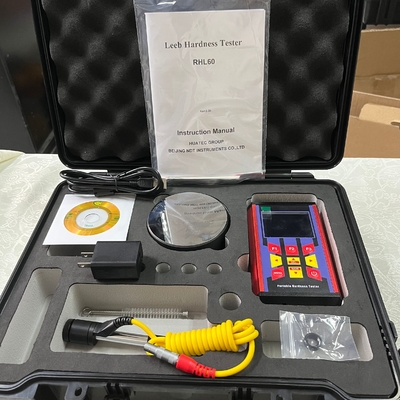 Baterai isi ulang Warna LCD Portable Metal Hardness Tester RHL60