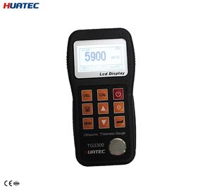 0.75mm - 300.0mm Rentang Ukur Tg-3300 Lcd Ndt Pengukur Ketebalan Untuk Plastik