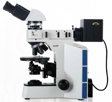HM-50P Metallographic Polarizing Microscope 50-500X Perbesaran