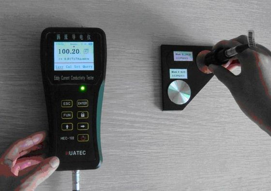 60KHz Digital Portable Eddy Current Pengukur Konduktivitas Listrik