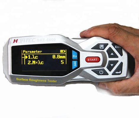 14 Parameter Portable Surface Roughness Tester Dengan 128 X 64 OLED Dot Matrix Display Spectrogram